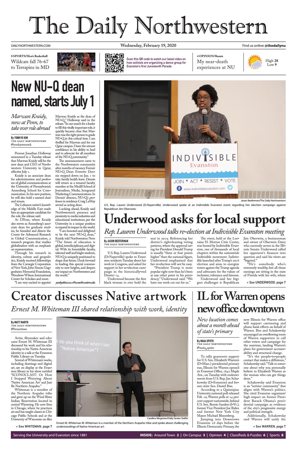 The Daily Northwestern — February 19, 2020 by The Daily Northwestern - Issuu