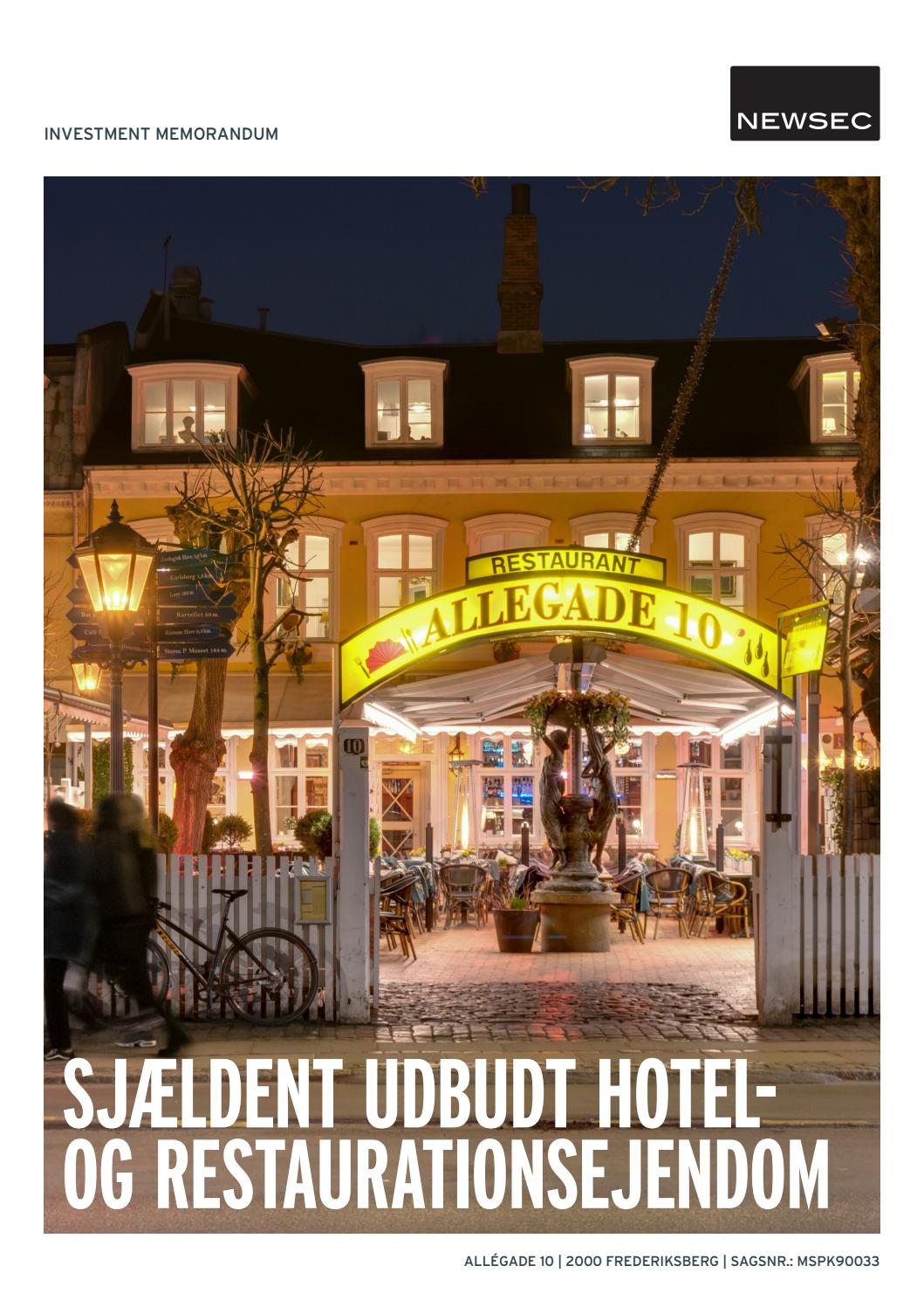 Investment Memorandum Allégade 10 by Newsec Advisory A/S - Issuu