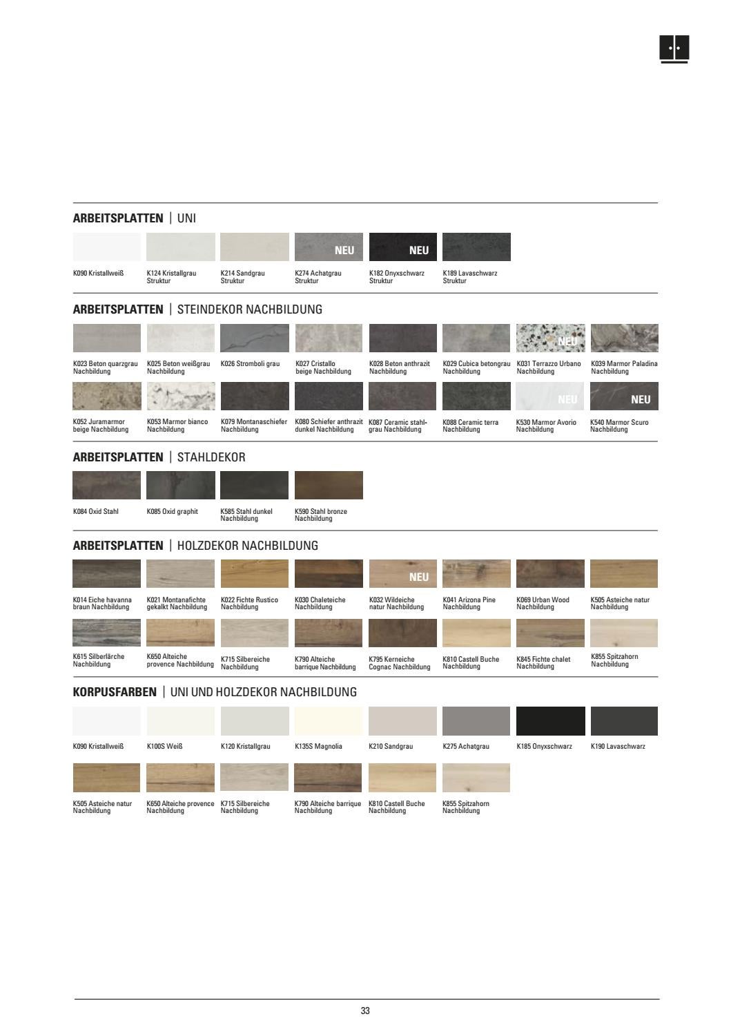 Contur Küchen Programm-Übersicht by Europa Möbel-Verbund GmbH - Issuu