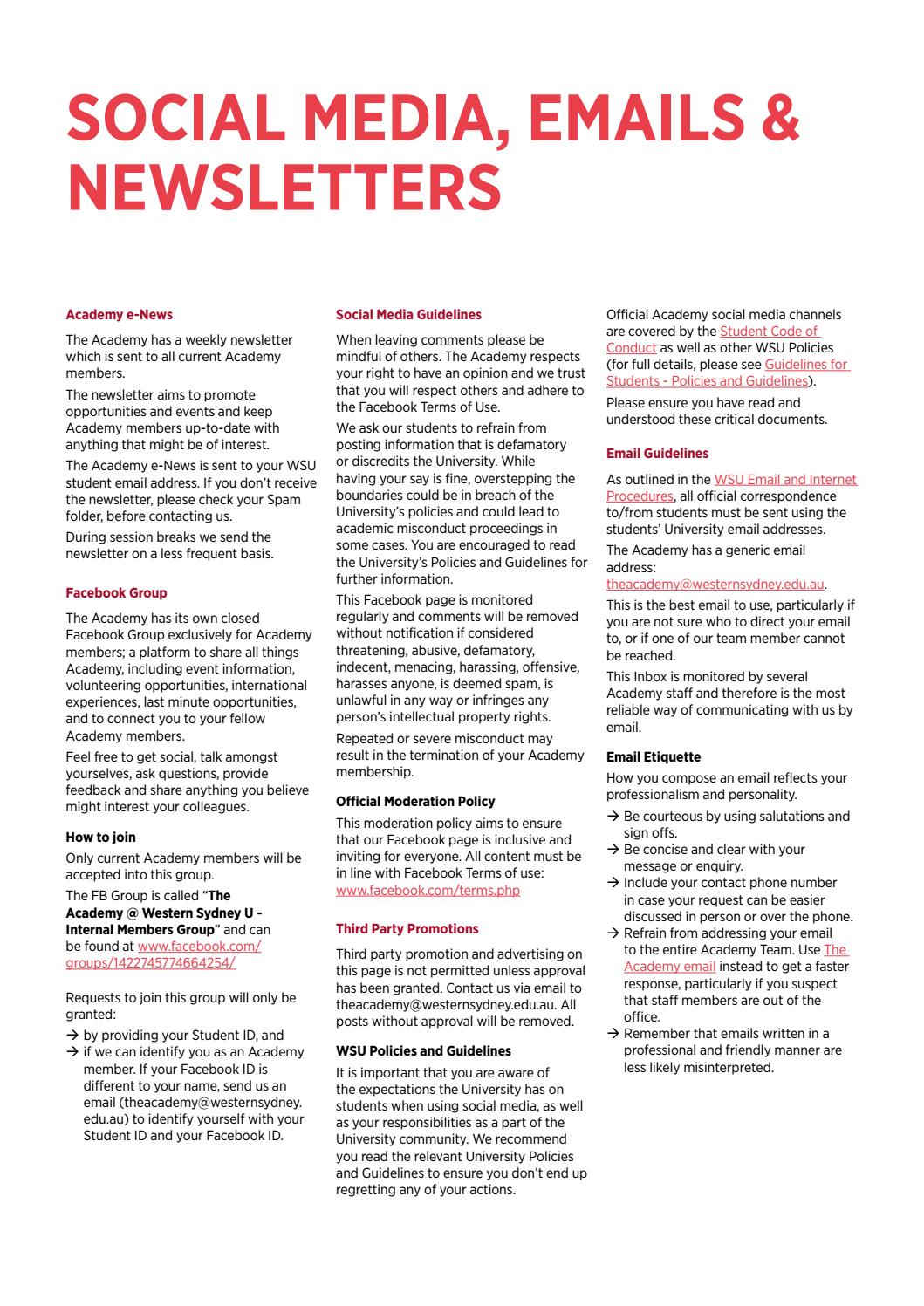 The Academy Members Brochure By Western Sydney University Issuu