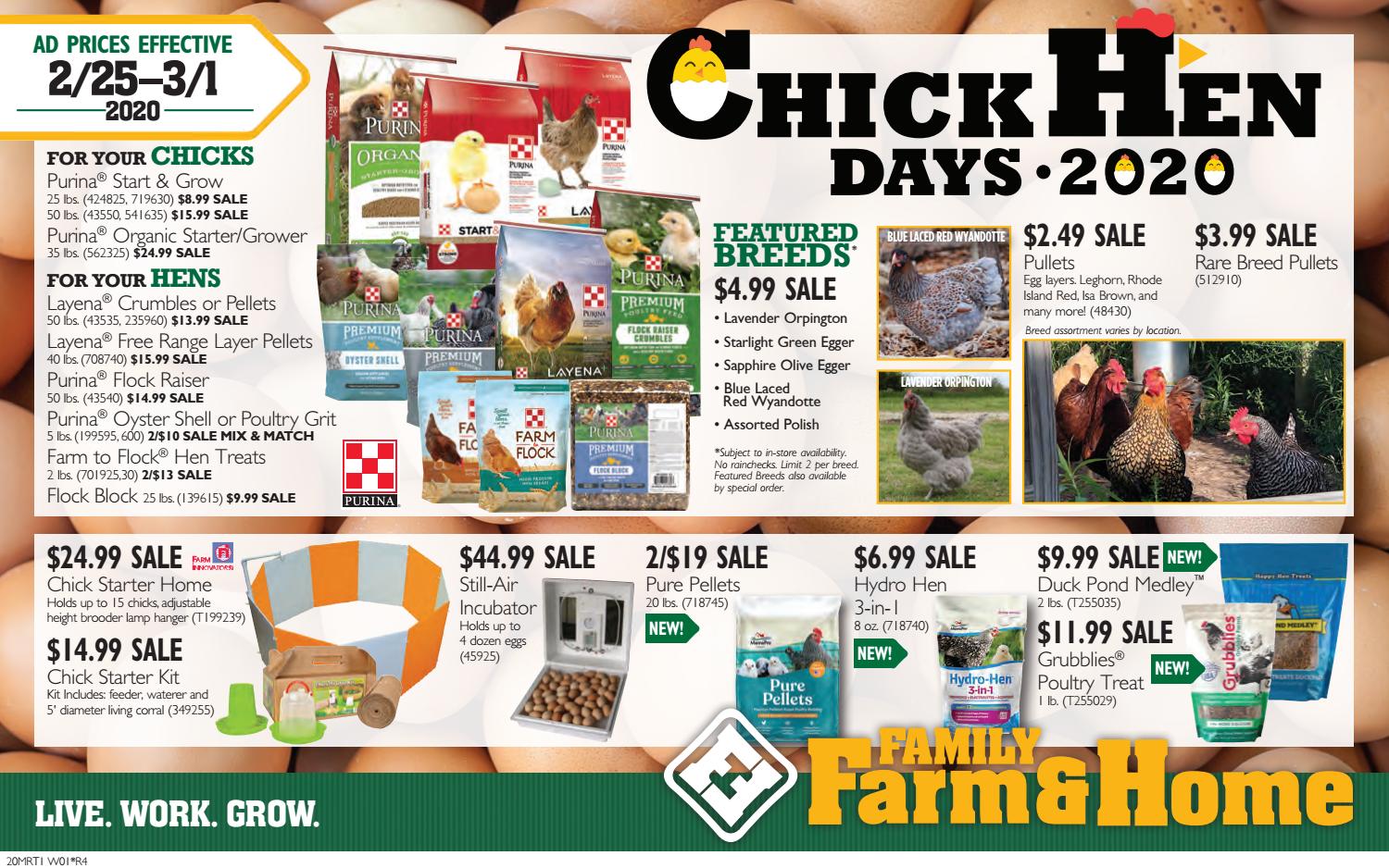 Archived, Inactive Ad Family Farm and Home 20MRT1 (Effective 2/25/20
