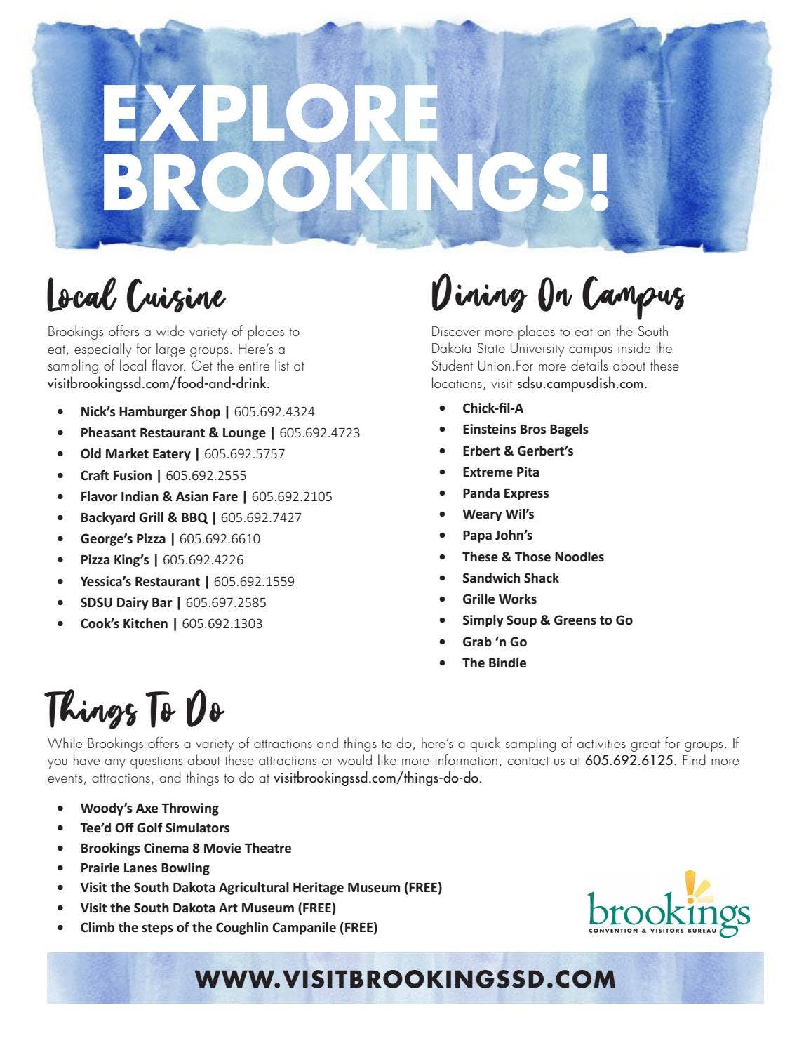 Things to Do in Brookings, South Dakota - Issuu