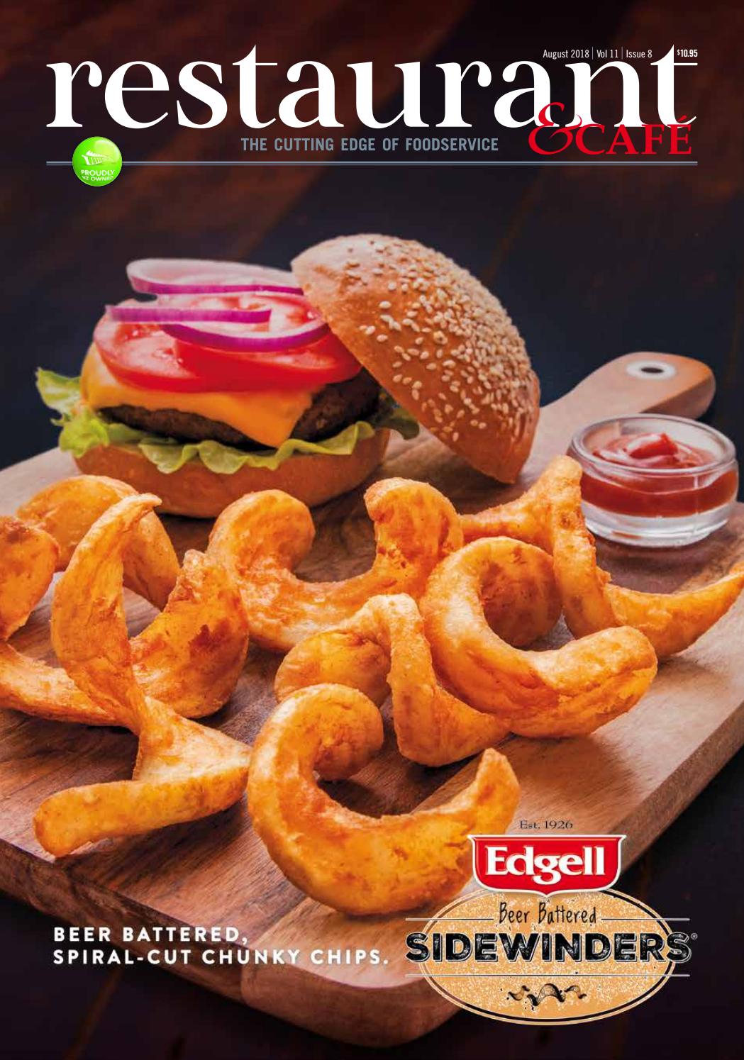 Restaurant & Café Magazine August 2018 by Review Publishing Ltd Issuu