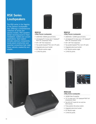 Samson Audio 全集 Line 家具目录 2020 第 10 页