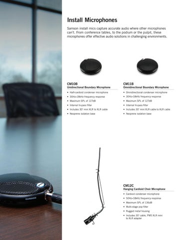 Samson Audio 全集 Line 家具目录 2020 第 20 页