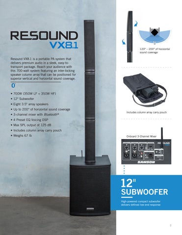 Samson Audio 全集 Line 家具目录 2020 第 7 页