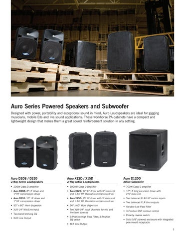 Samson Audio 全集 Line 家具目录 2020 第 9 页