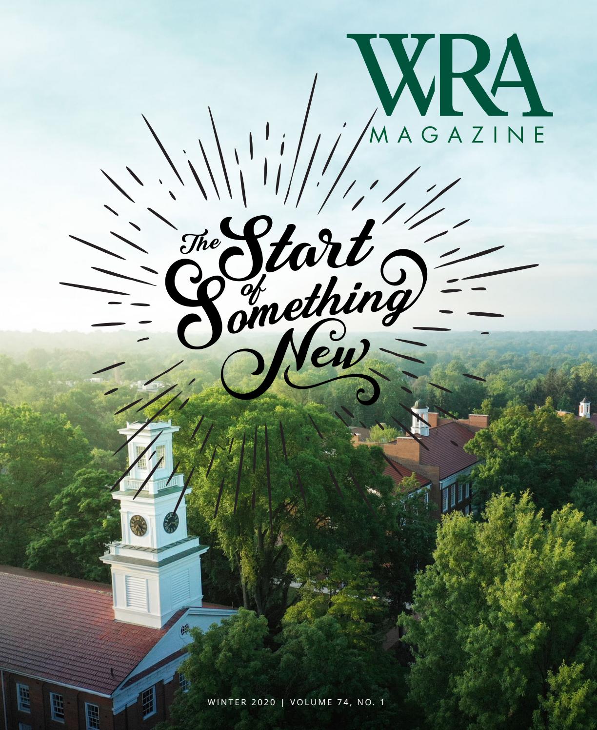 Wra Magazine Winter 2020 By Western Reserve Academy Issuu