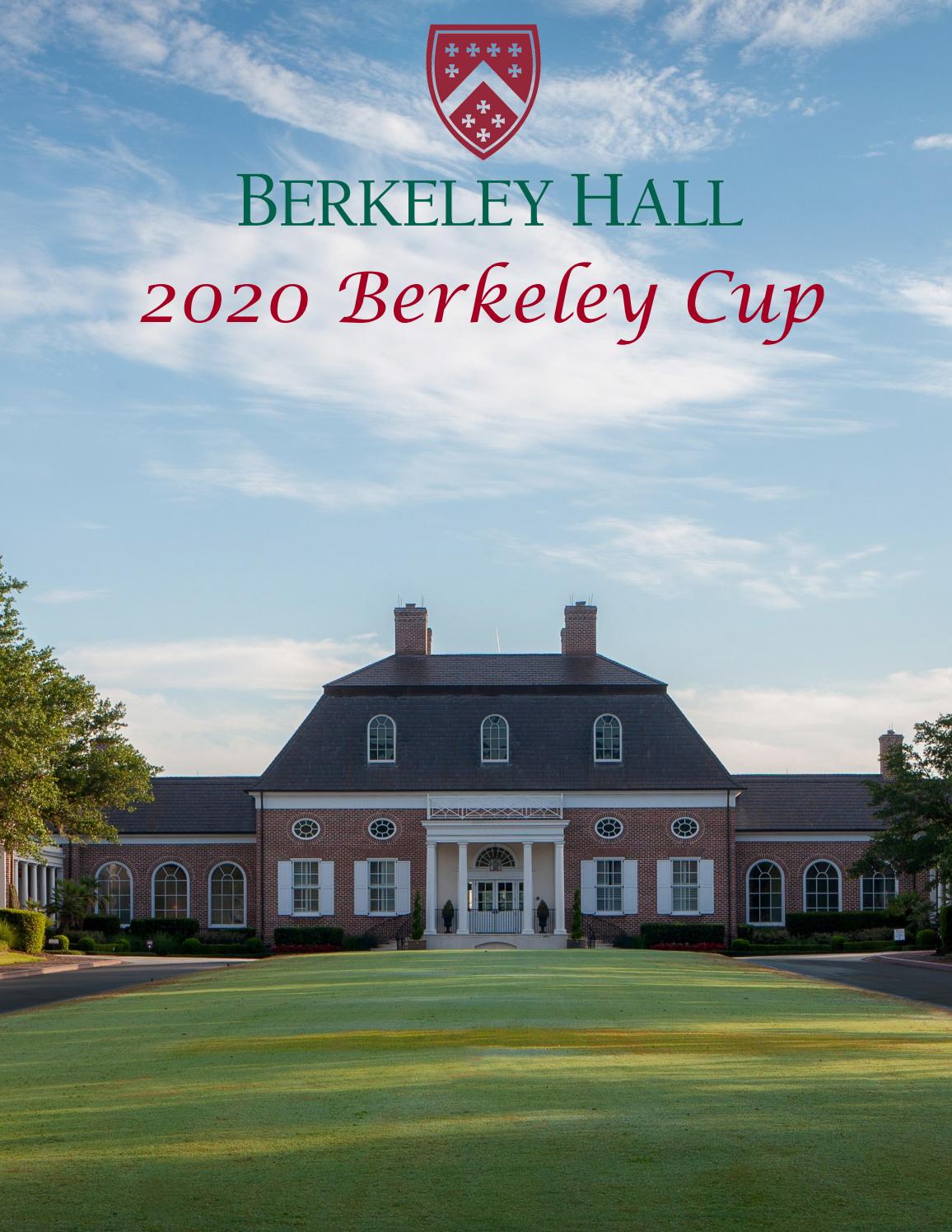 2020 Berkeley Cup by Berkeley Hall Club Issuu