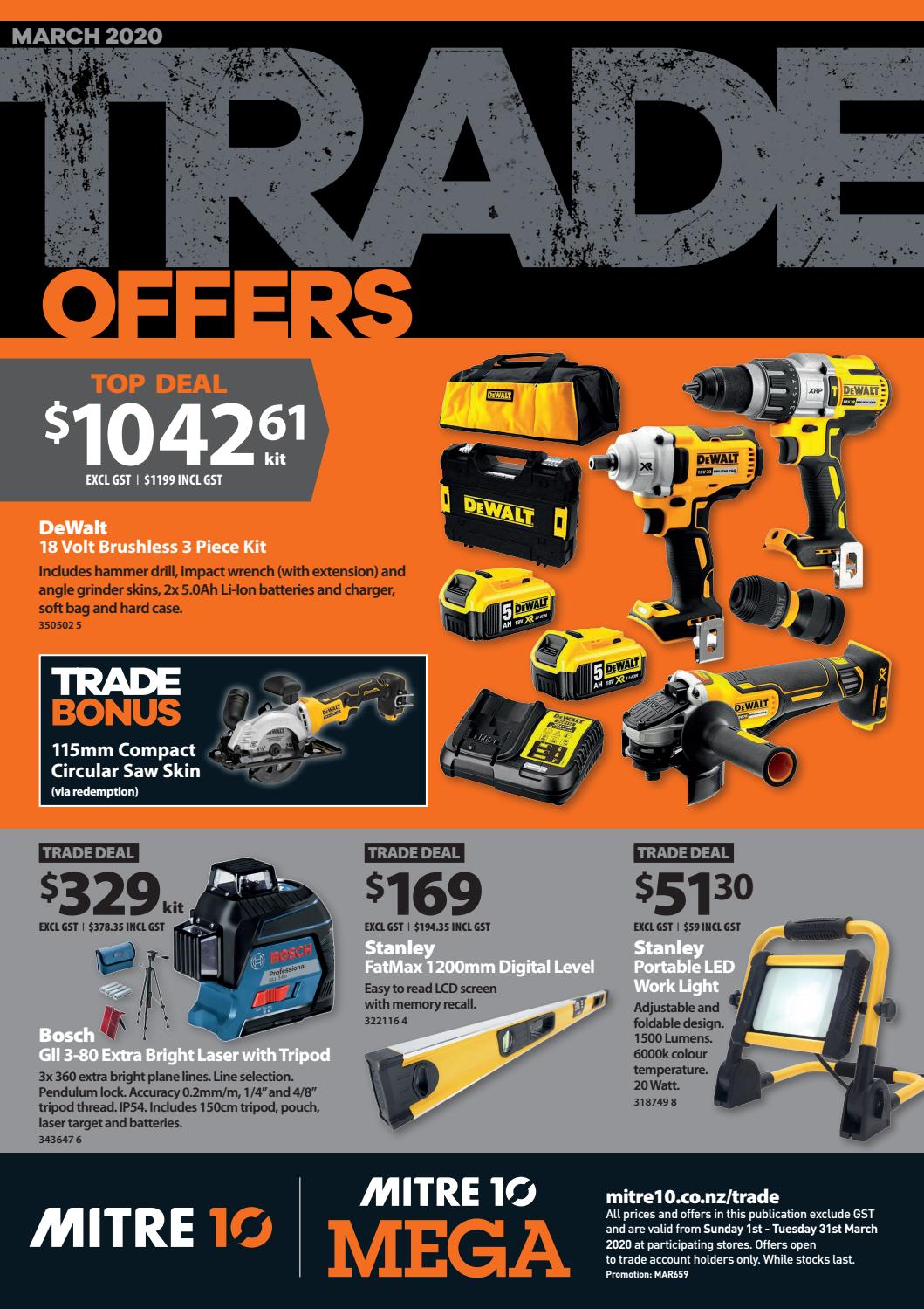 Mitre 10 Trade Offers March 2020 by Mitre 10 Trade Issuu