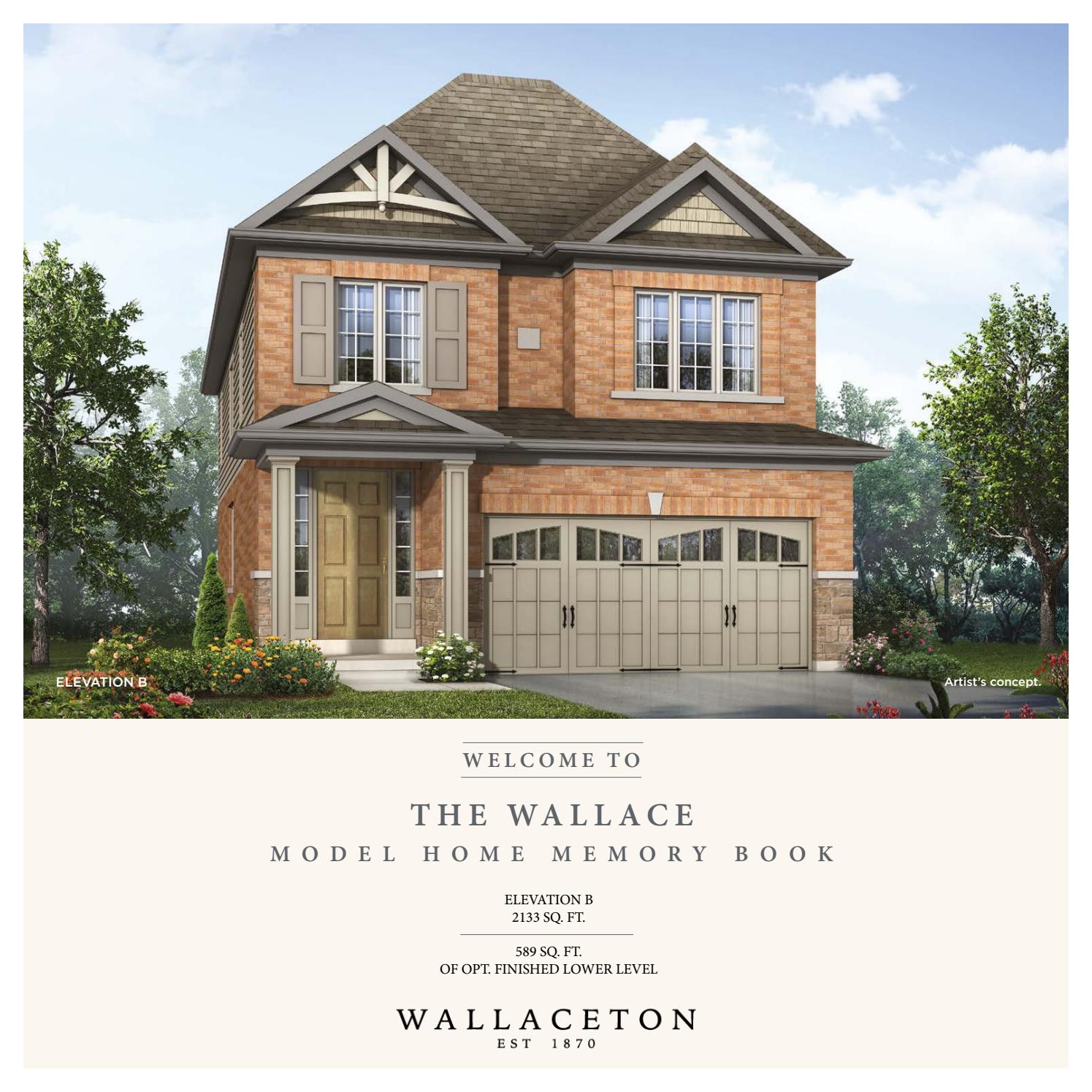 Heathwood Homes Wallaceton The Wallace Model Home by G. Ryan Design Issuu