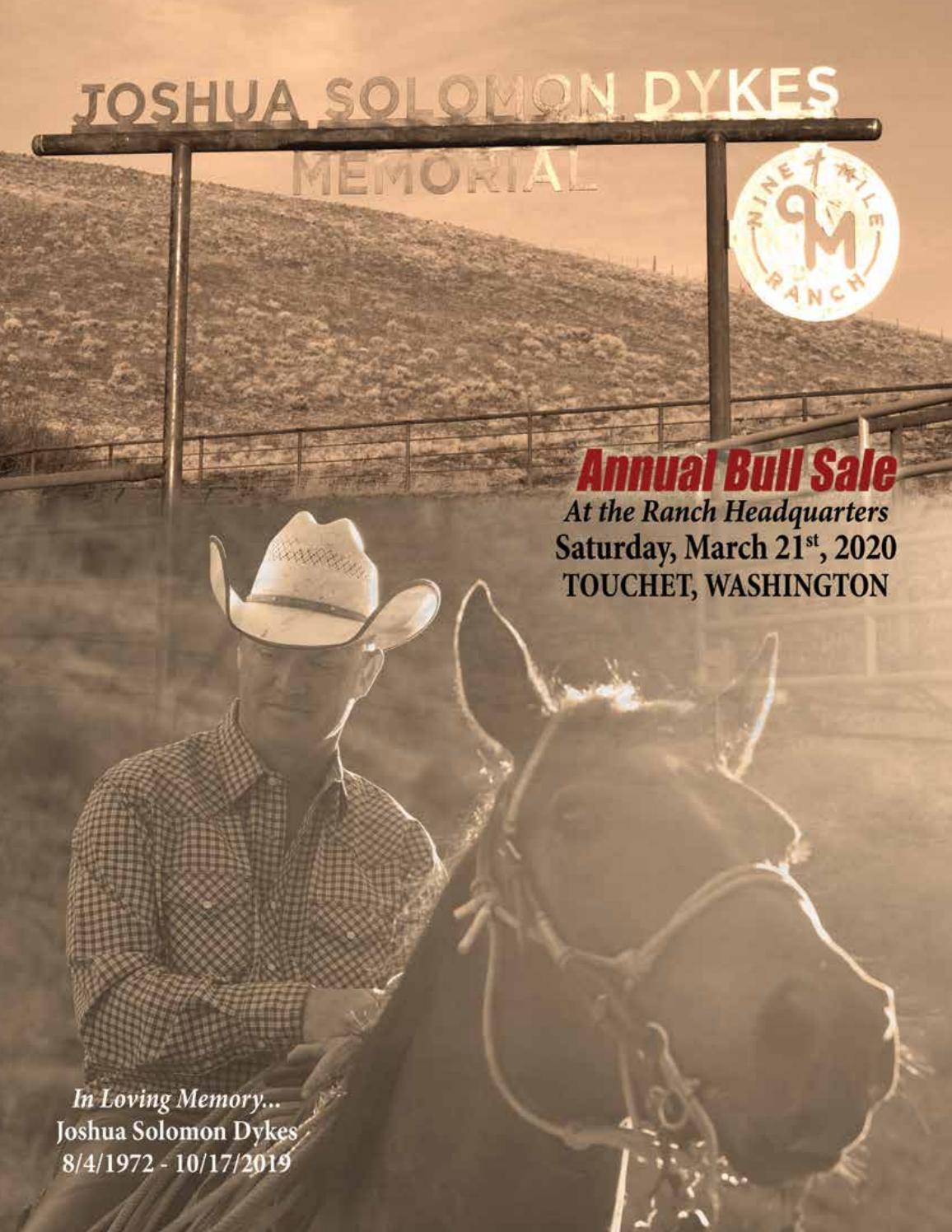 9 Mile Ranch 2020 Annual Bull Sale by sal1968 Issuu