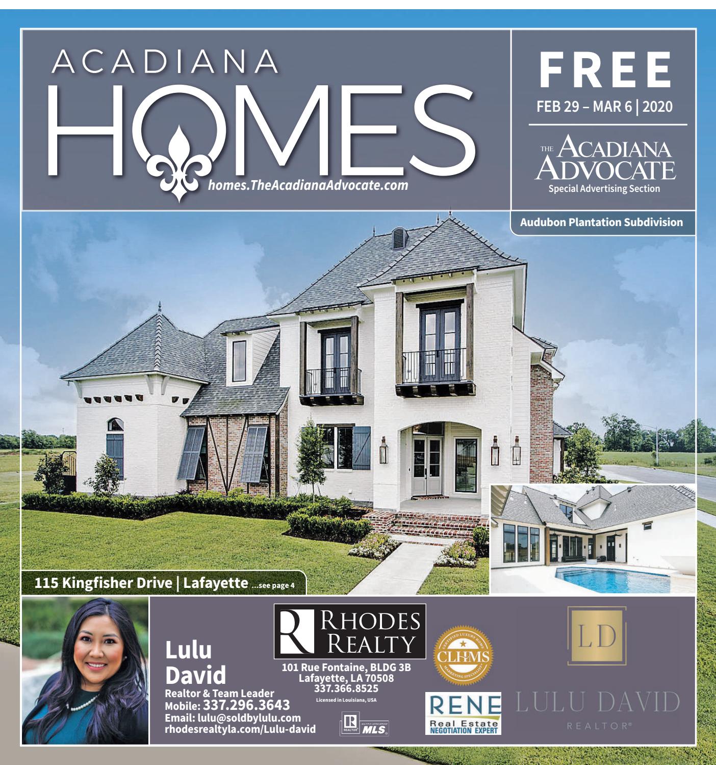 Acadiana Homes February 29 2020 By The Advocate Issuu