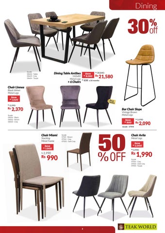 Teak World 家具目录 · The Massive 家具 Sale 2020 | 第 3 页