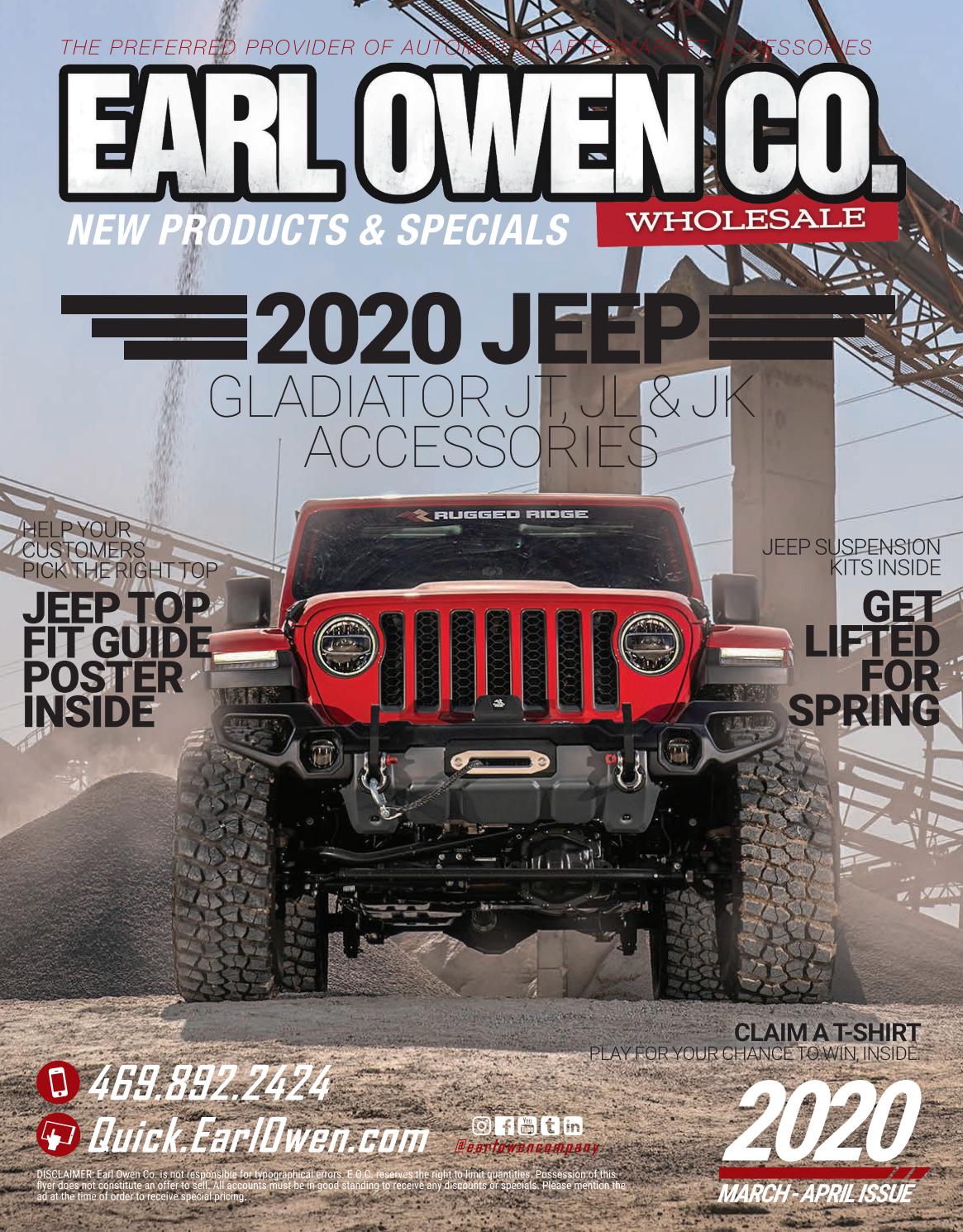New Jeep & Truck Products 2020 Gladiator Earl Owen Company Mar.Apr