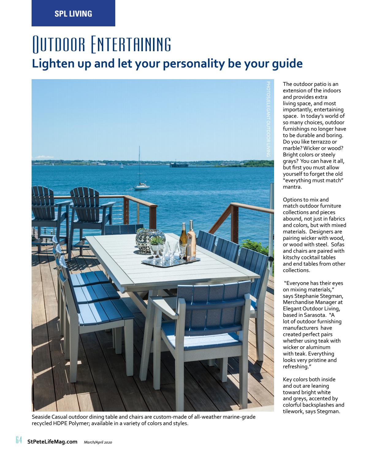life living outdoor living on St Pete Life March April 2020 By Stpetelifemag Issuu