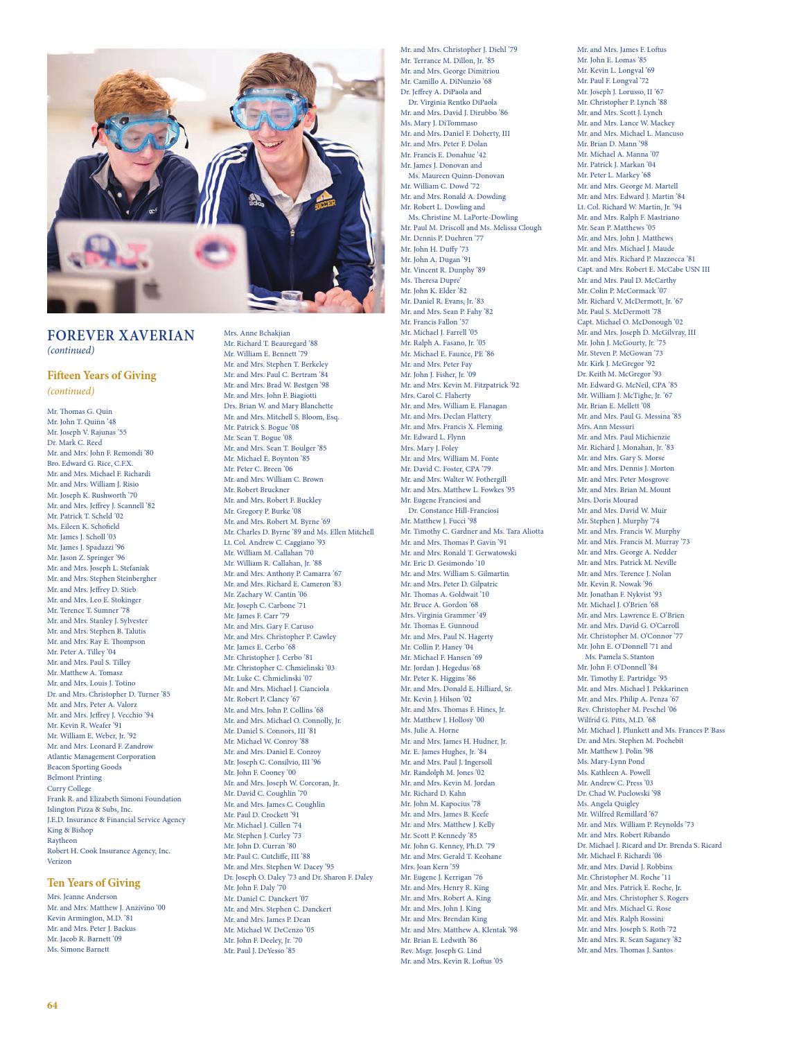 Xaverian Magazine Winter 2020 by Xaverian Brothers High School Issuu