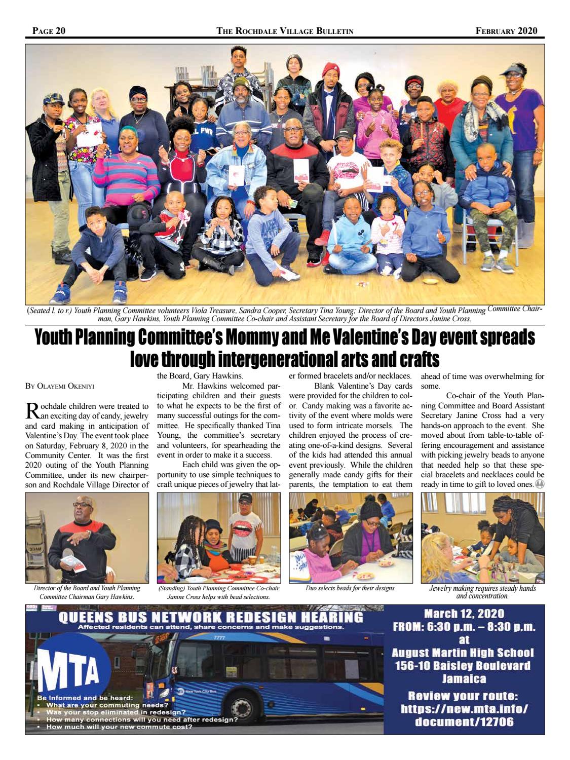 Rochdale Village Bulletin February 2020 Edition by Rochdale Village