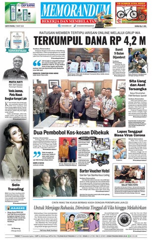 Memorandum Edisi 7 Maret 2020 By Memorandum Issuu