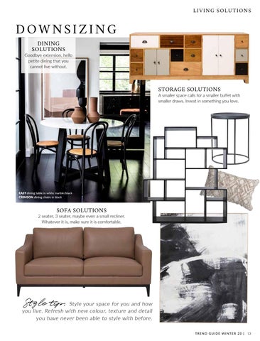 OZ Design Furniture 家具目录 · OZ DESIGN FURNITURE 冬季 2020 趋势 指南 第 13 页
