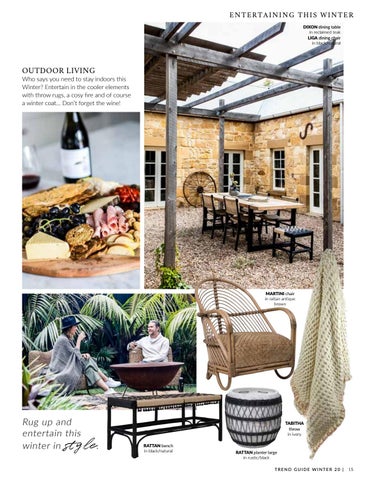 OZ Design Furniture 家具目录 · OZ DESIGN FURNITURE 冬季 2020 趋势 指南 第 15 页