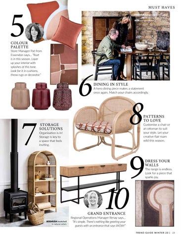 OZ Design Furniture 家具目录 · OZ DESIGN FURNITURE 冬季 2020 趋势 指南 第 23 页