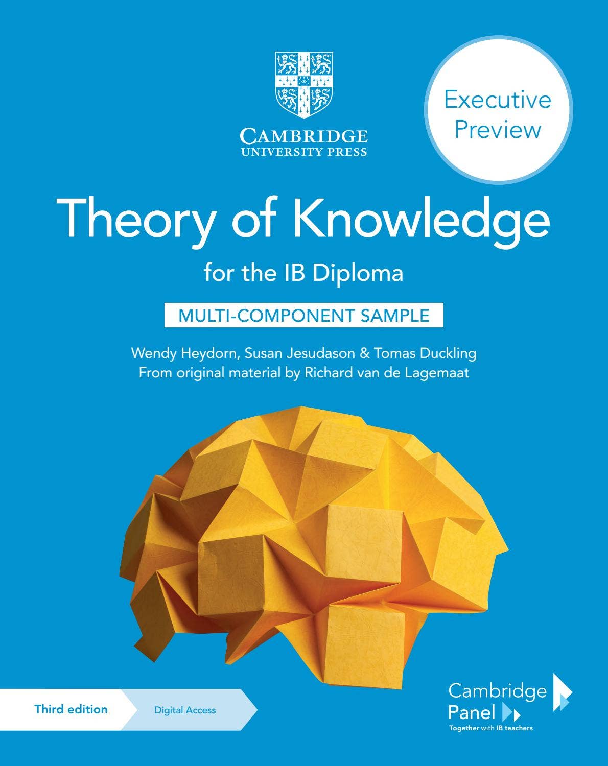 IB TOK Executive Preview by Cambridge International Education - Issuu