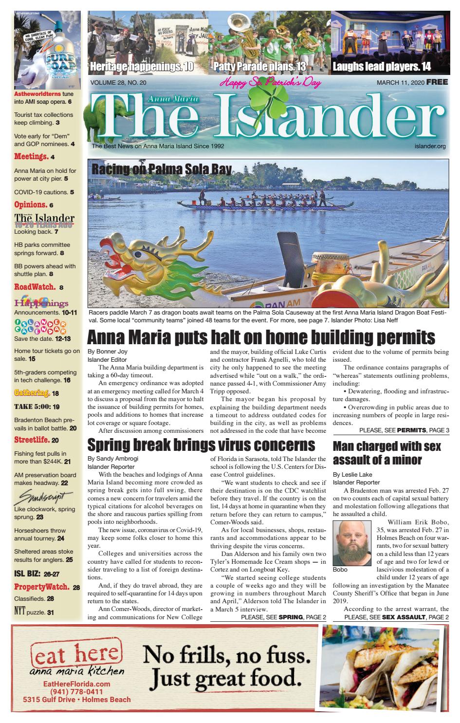 The Islander Newspaper E-Edition Wednesday, March. 11, 2020 by The Anna