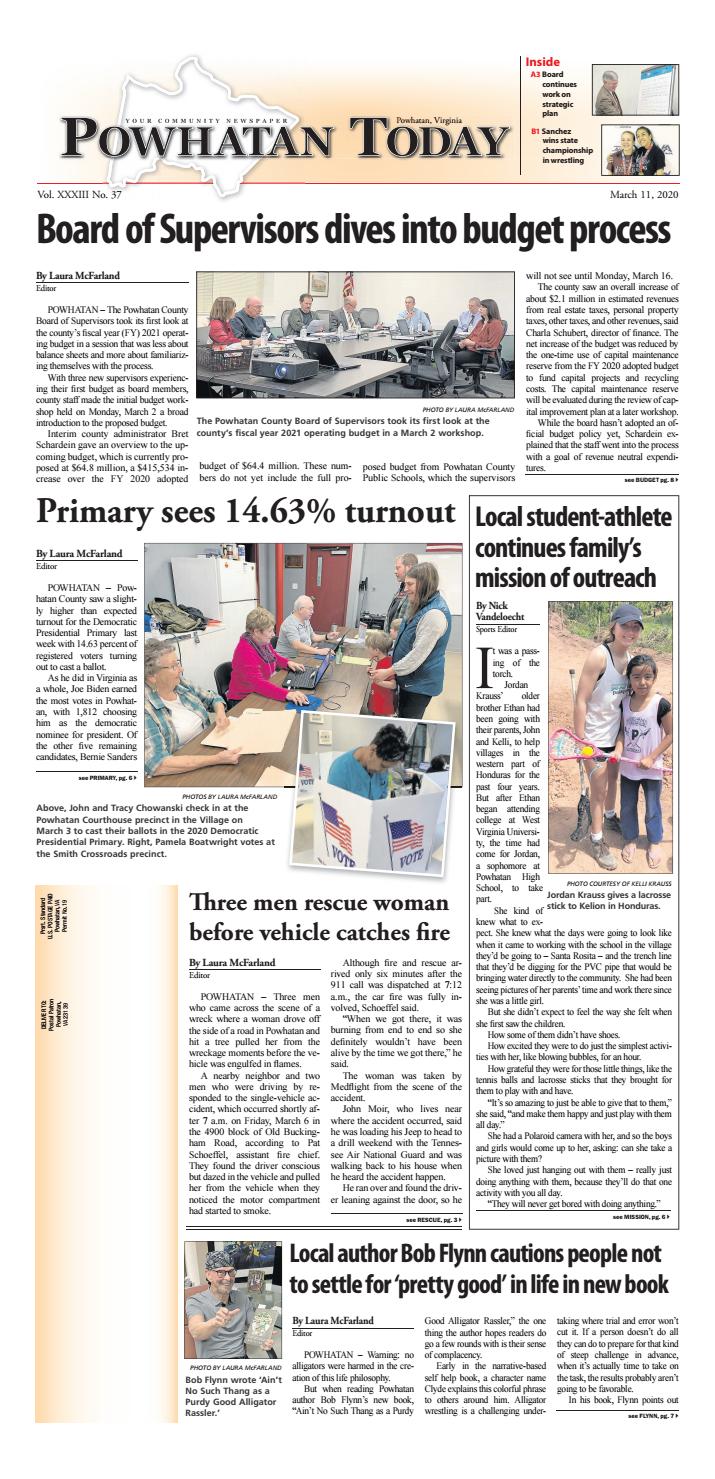 Powhatan Today 03 11 2020 By Powhatan Today Issuu