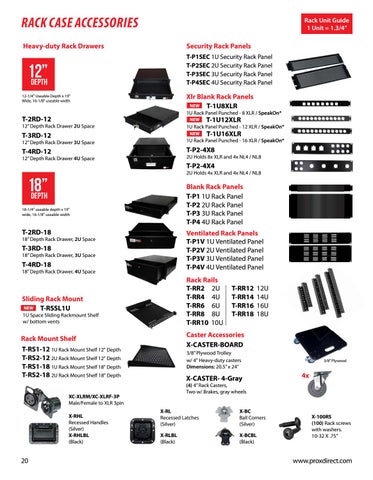 ProX Live Performance Gear - 灯饰目录 2020a 第 20 页