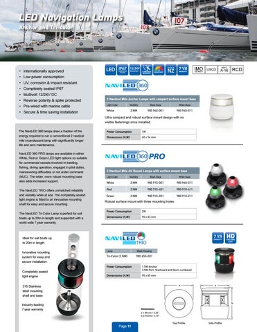 Hella marine 新品 and Overview 灯饰手册 2018 US 版本 第 11 页