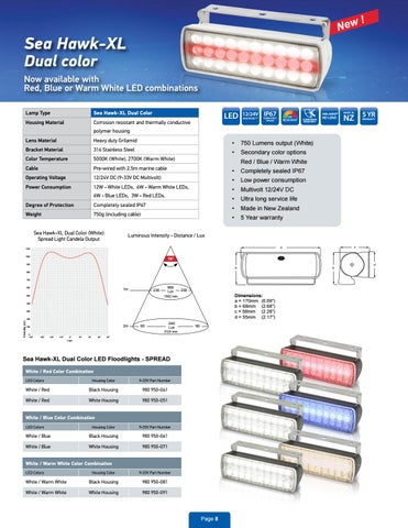 Hella marine 新品 and Overview 灯饰手册 2018 US 版本 第 8 页