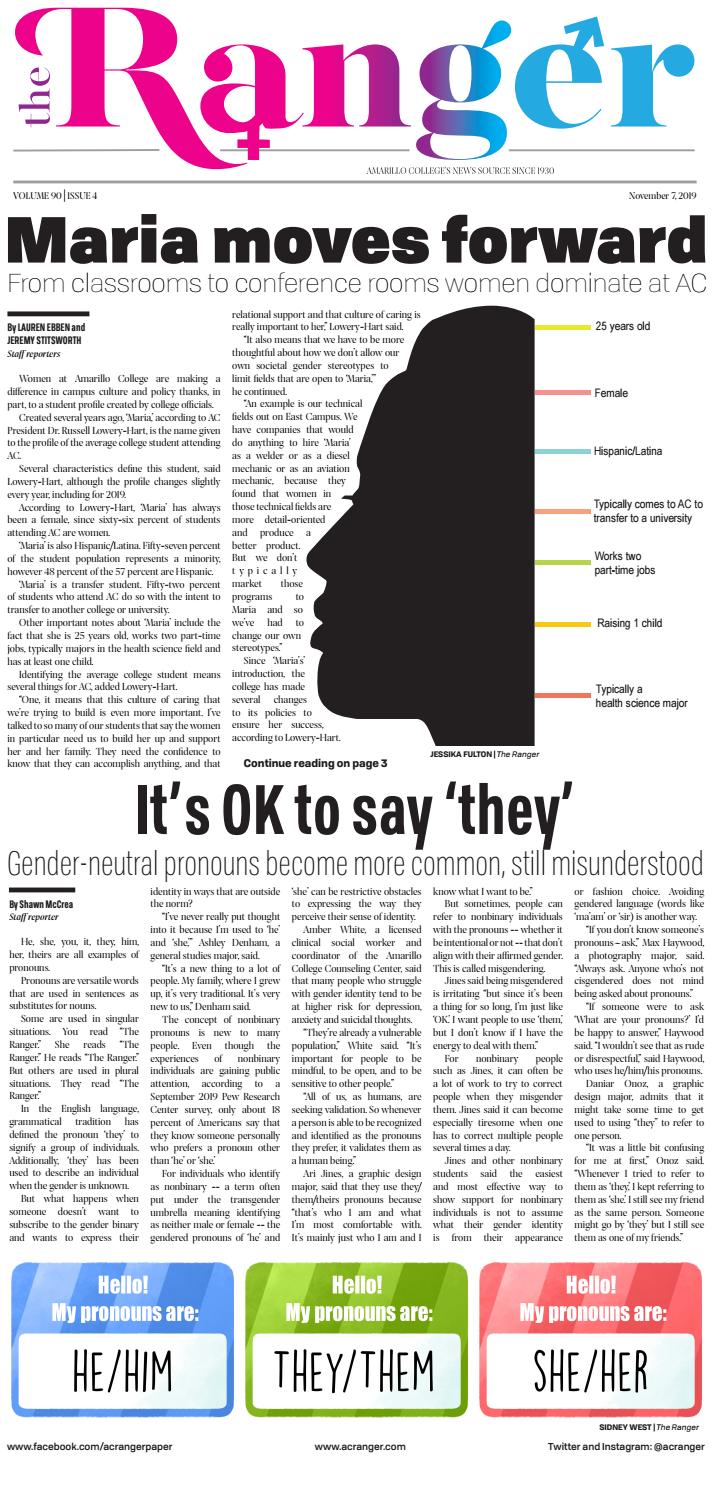 Vol 90 Issue 4 Nov 7 2019 by Amarillo College - Issuu