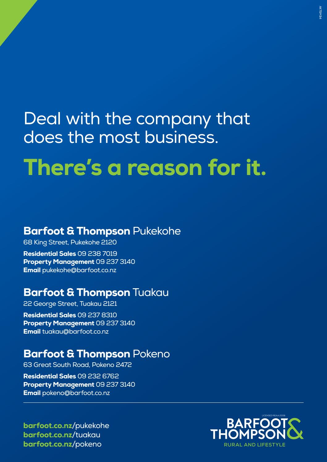 Barfoot & Thompson Pukekohe Rural & Lifestyle Report by