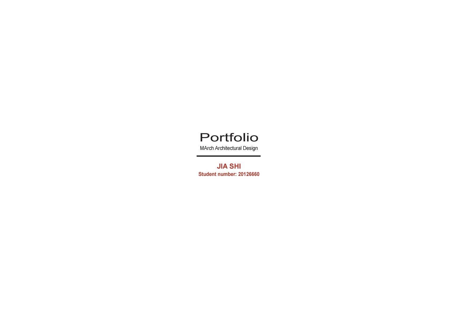 Portfolio_Jia_Shi by Jia Shi - Issuu