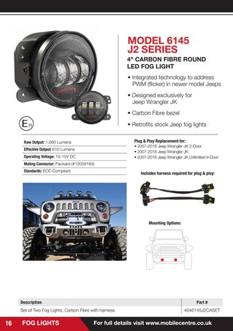 Mobile Centre 2020 版 of LED 灯饰 Upgrades for Jeep Wrangler JK made between 2007 and 2018 第 16 页