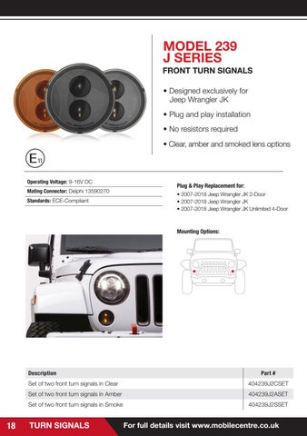 Mobile Centre 2020 版 of LED 灯饰 Upgrades for Jeep Wrangler JK made between 2007 and 2018 第 18 页