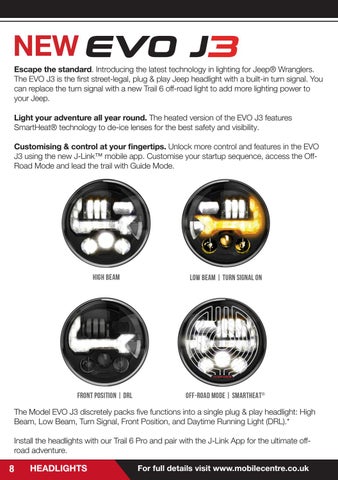 Mobile Centre 2020 版 of LED 灯饰 Upgrades for Jeep Wrangler JK made between 2007 and 2018 第 8 页