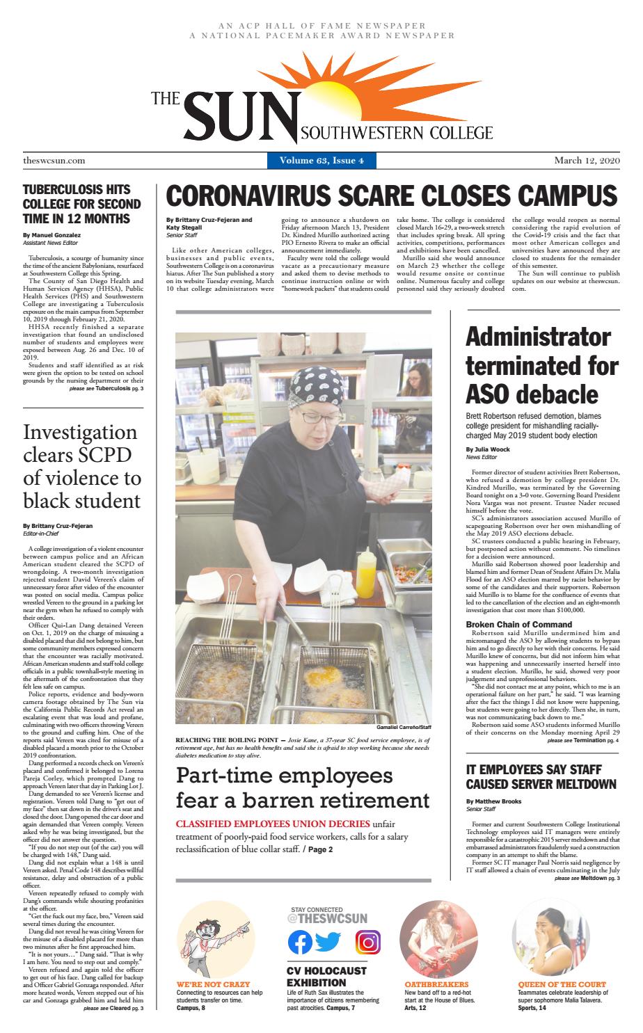 Vol. 63 Issue 4 by Southwestern College Sun Newspaper - Issuu