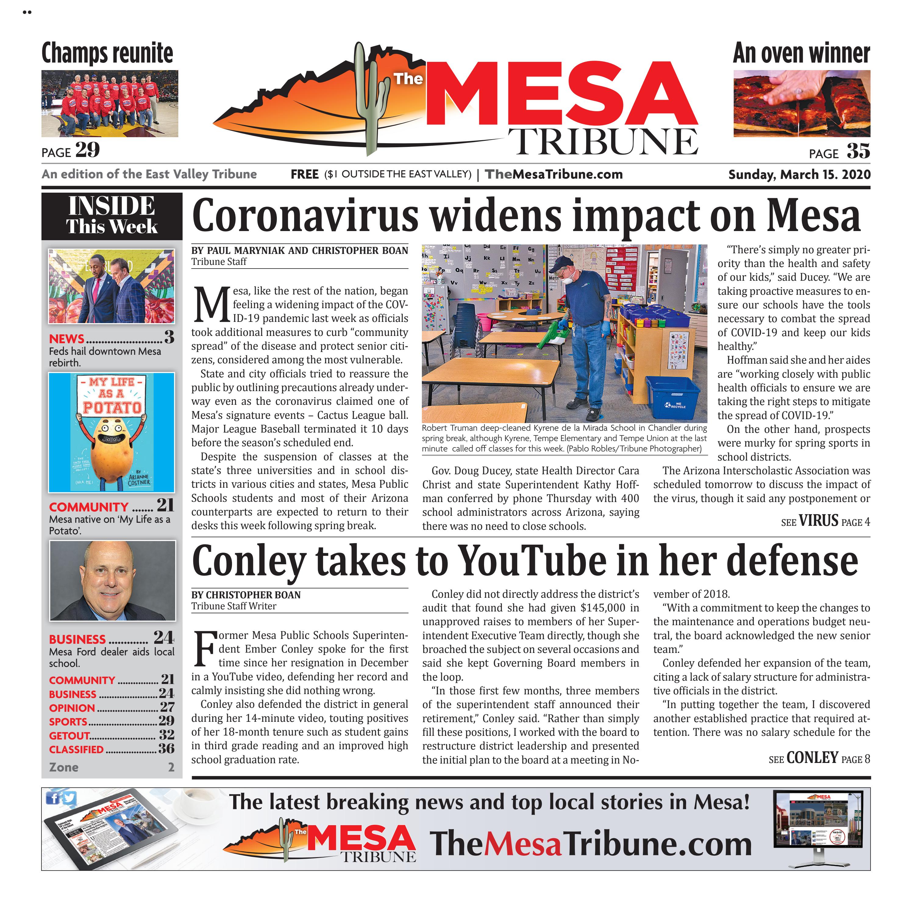 Mesa Tribune Southeast 03152020 by Times Media Group Issuu