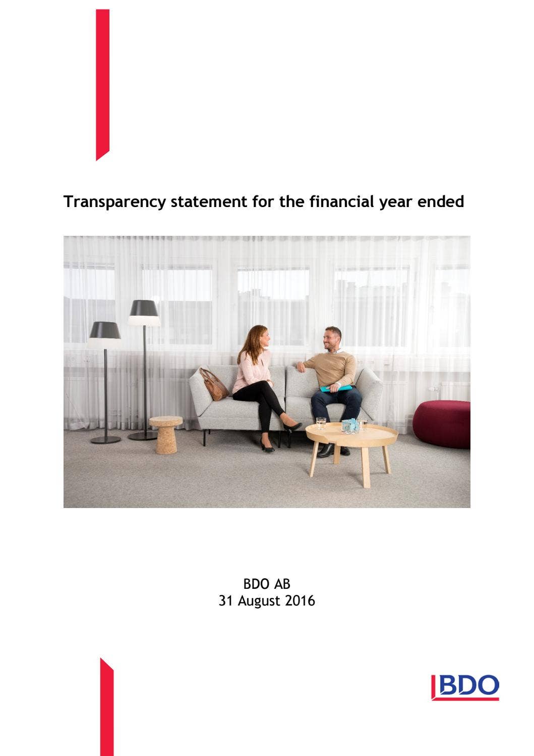 Transparency Report 2016 by BDOiSverige - Issuu