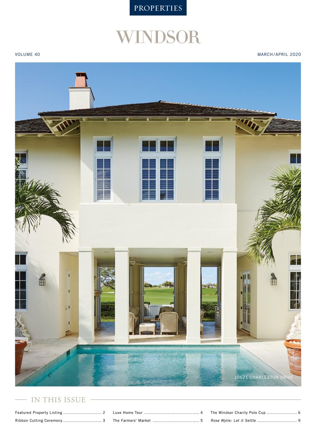 Windsor Properties Newsletter MarchApril 2020 by Windsor Properties