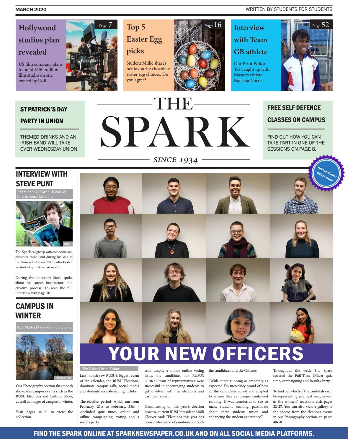 Spark Newspaper March 2020 By Reading University Students Union Issuu spark newspaper march 2020 by reading