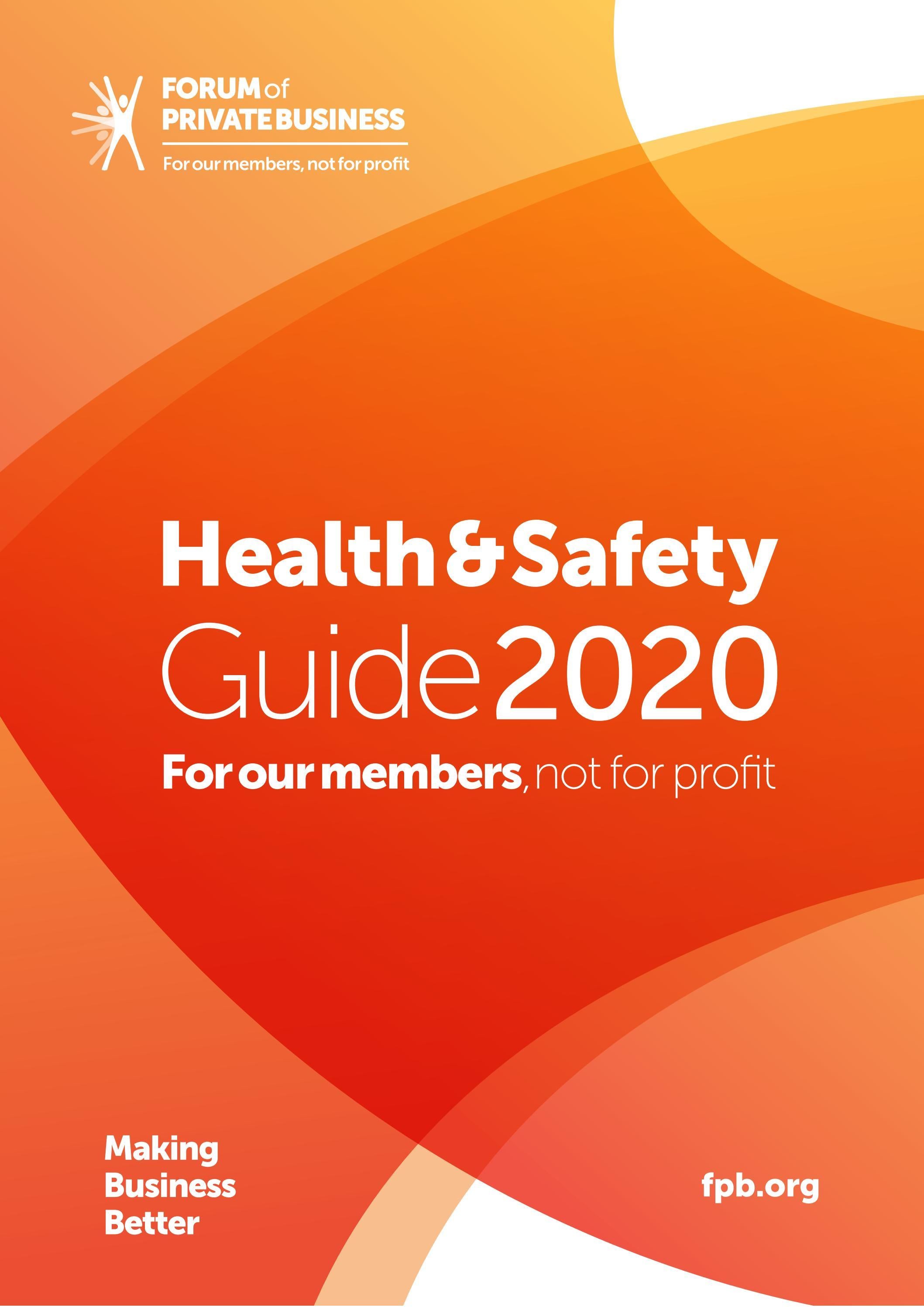 Health and Safety Guide 2020 Preview by Forum of Private Business Issuu