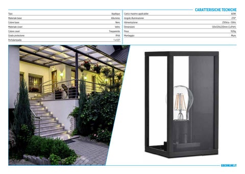 Kon.El.Co. S.p.a. 灯饰目录 · Catalogo 户外照明 - Illuminazione da Esterni 2020 第 3 页