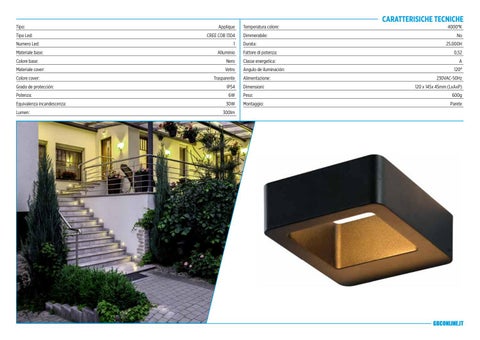 Kon.El.Co. S.p.a. 灯饰目录 · Catalogo 户外照明 - Illuminazione da Esterni 2020 第 9 页