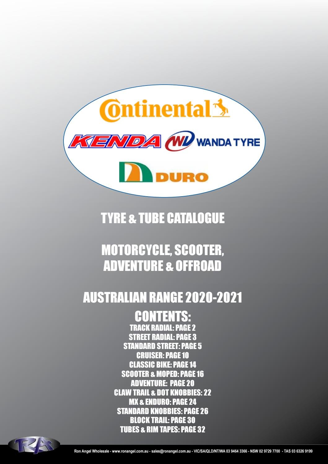225-250-19 Kenda Motorcycle Tube TR-4