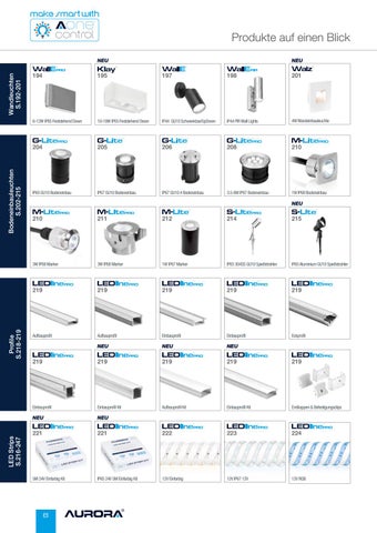 Aurora Lighting 灯饰目录 · Aurora Trade 德文 - 2020 第 10 页