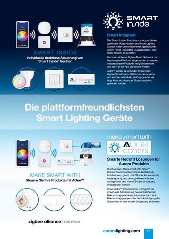 Aurora Lighting 灯饰目录 · Aurora Trade 德文 - 2020 第 13 页