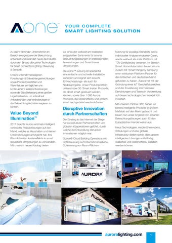 Aurora Lighting 灯饰目录 · Aurora Trade 德文 - 2020 第 3 页
